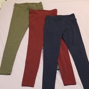 3 pairs Justice leggings